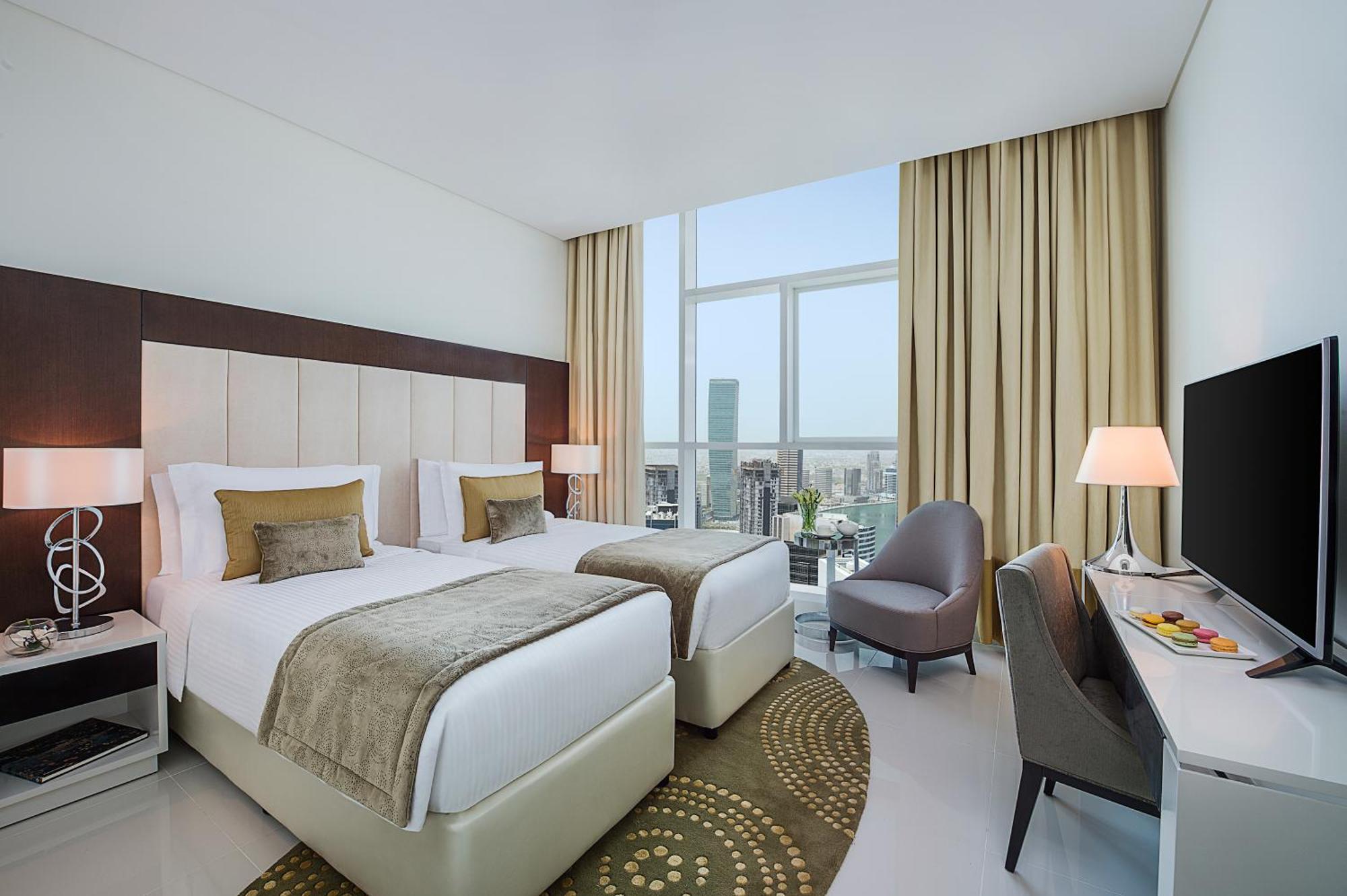 Two Bedroom Suite Private Balcony City Skyline View
