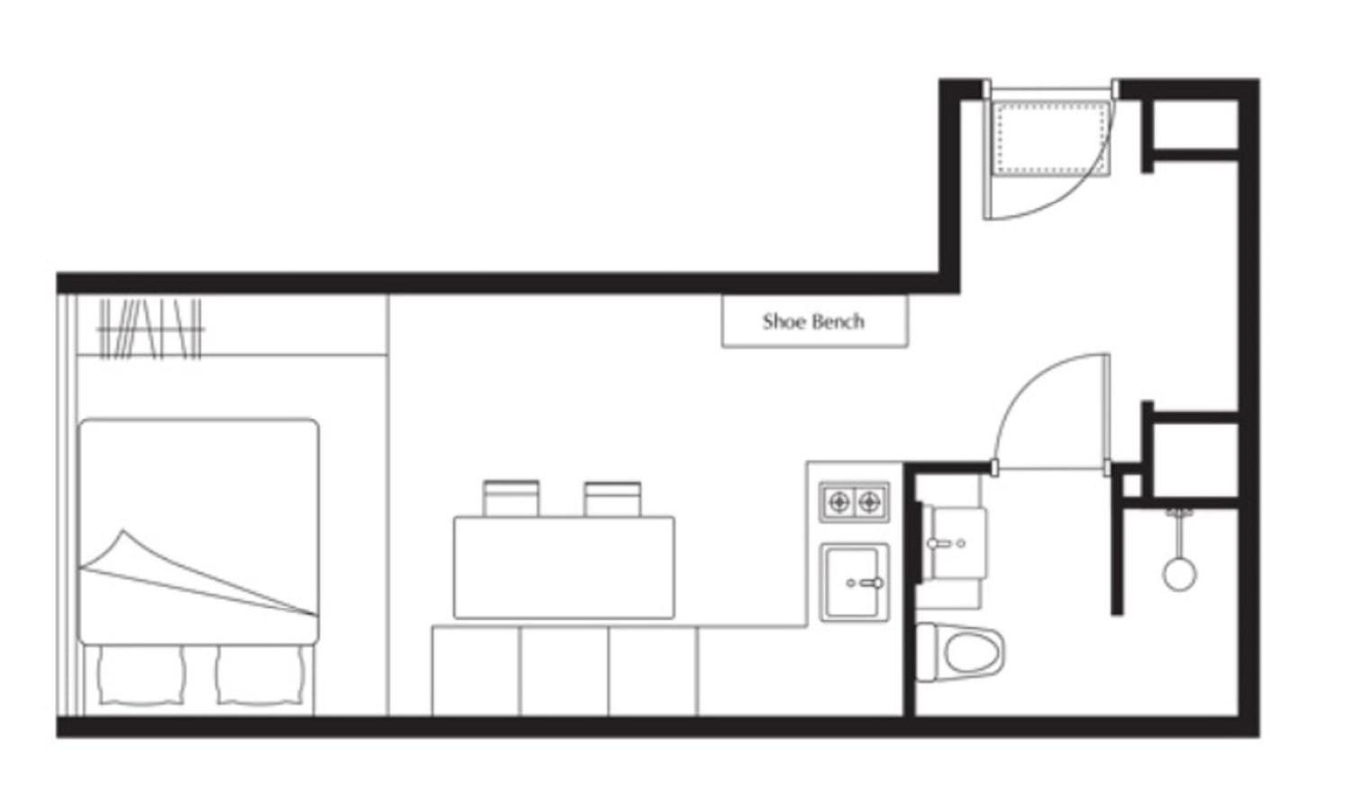 Studio Premier Kitchenette One of a Kind Plus