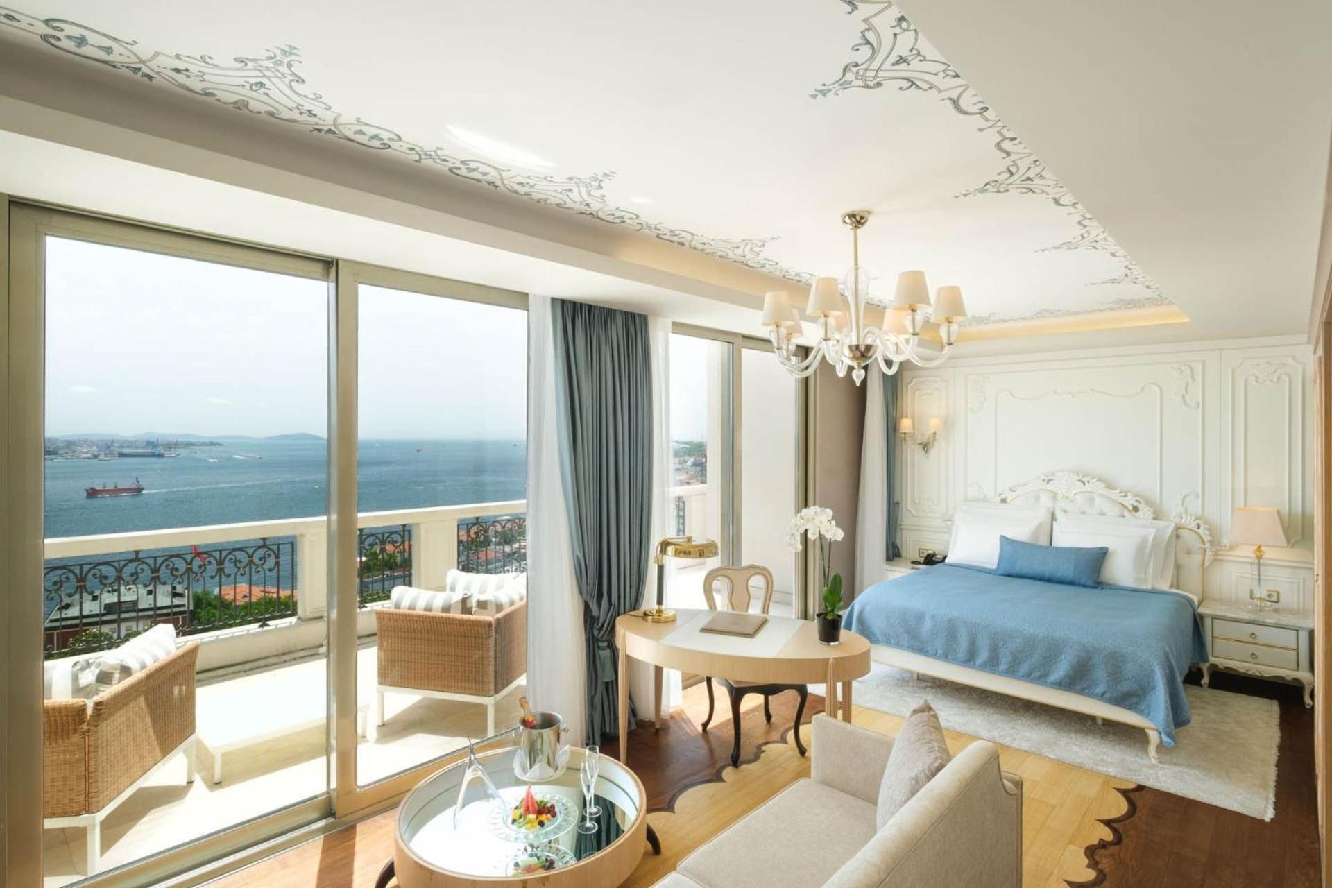 Suíte com Terraço e Vista do Estreito de Bósforo - Acesso ao Lounge