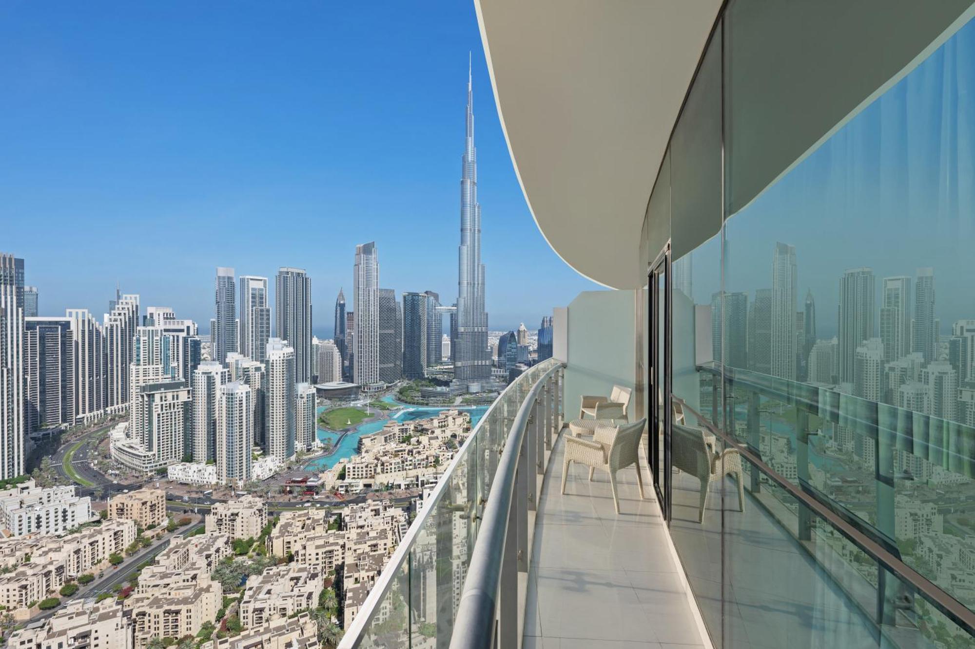 One Bedroom Suite Private Balcony Partial Burj Khalifa View