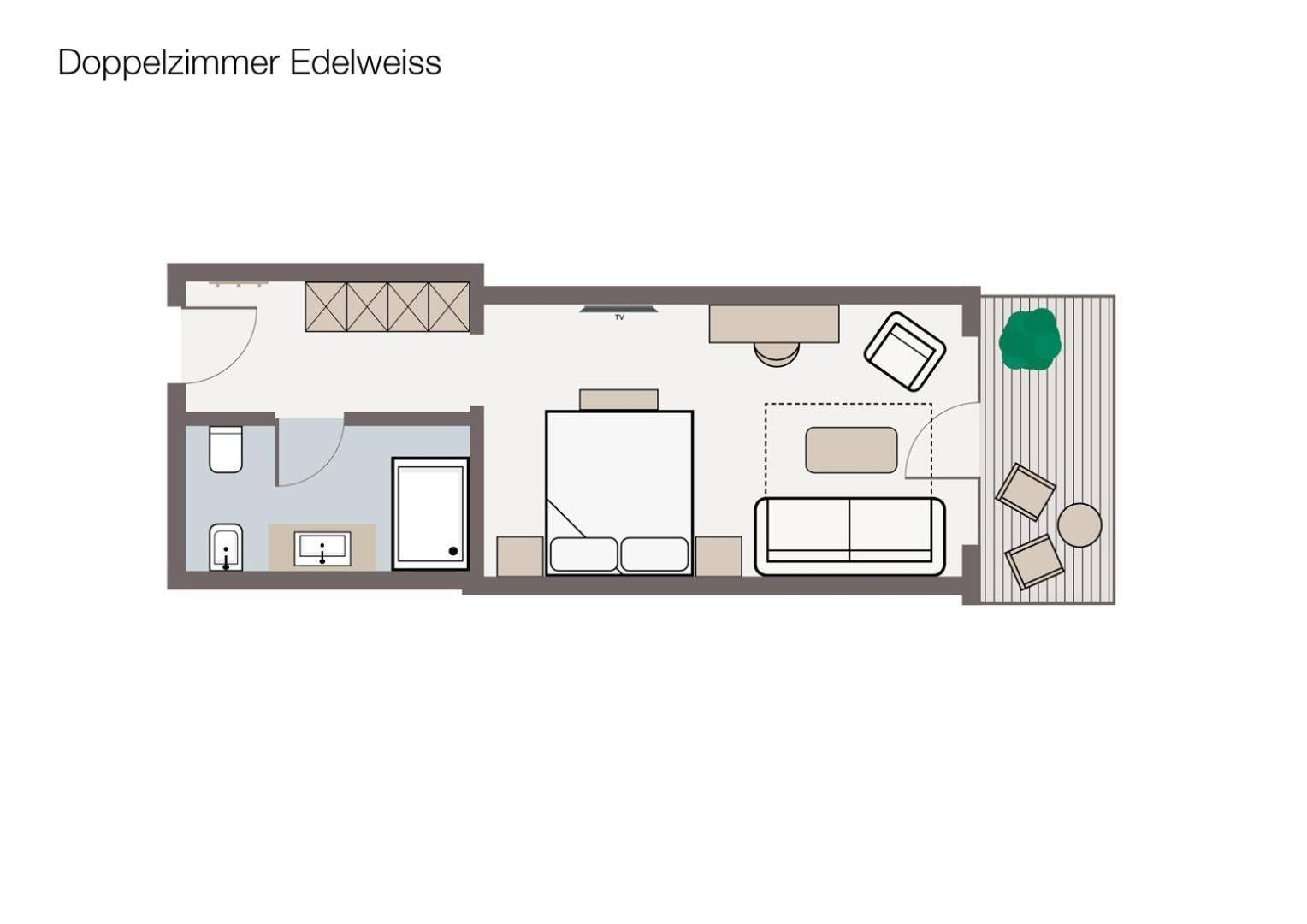 Comfort Double Room Mountain View