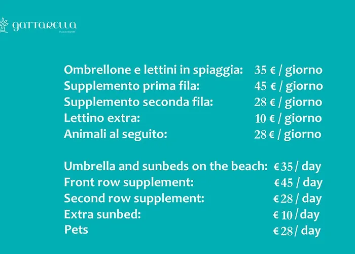 Gattarella Family Resort Puglia - Self Catering Accommodations In The Pinewood